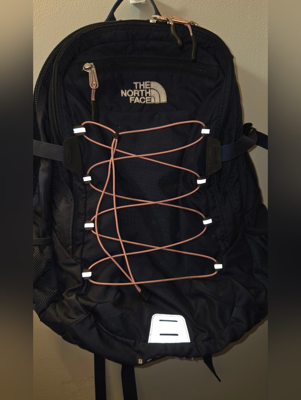 The North Face Borealis Backpack Navy/Salmon - Picture 8 of 13
